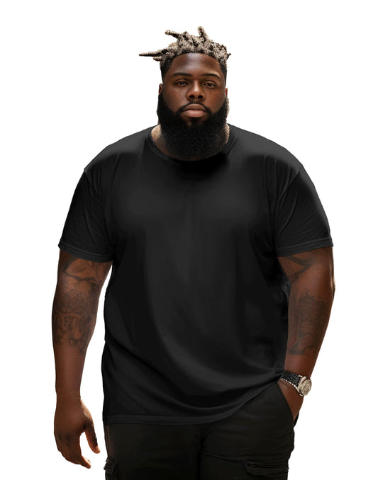 Big and Tall Shirts for Men, Oversize Cotton Crew Neck T-Shirts