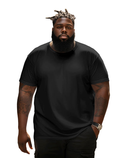 Big and Tall Shirts for Men, Oversize Cotton Crew Neck T-Shirts