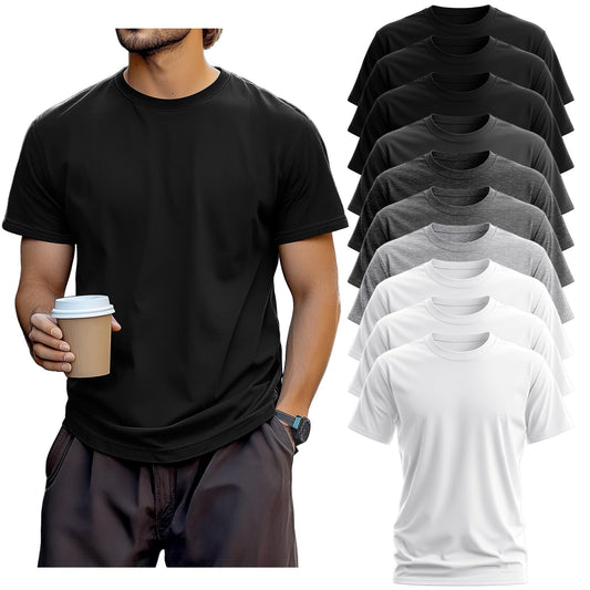 💥 Savage Essentials: Big & Tall Street Tees (10-Pack)