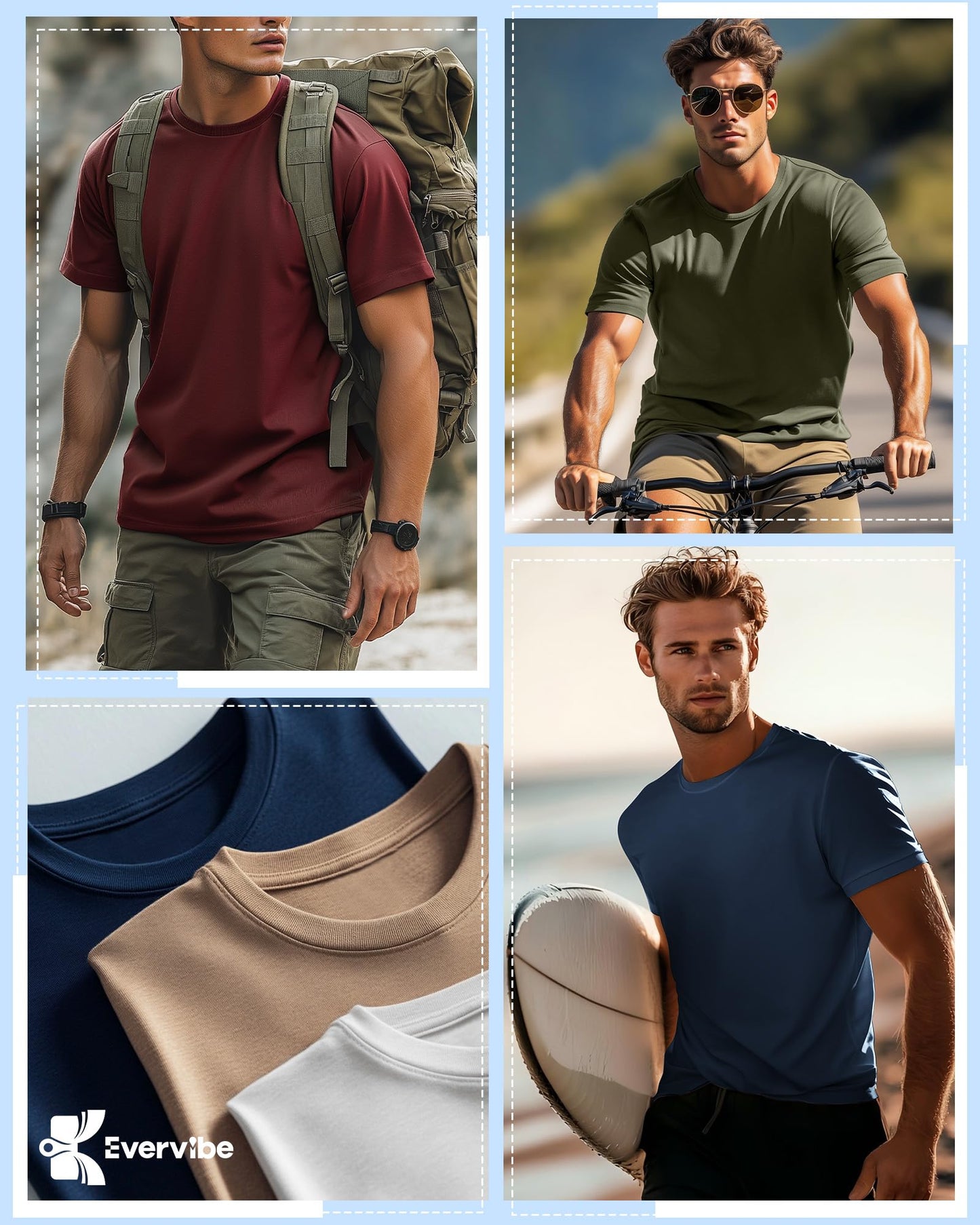 💥 Savage Essentials: Big & Tall Street Tees (10-Pack)