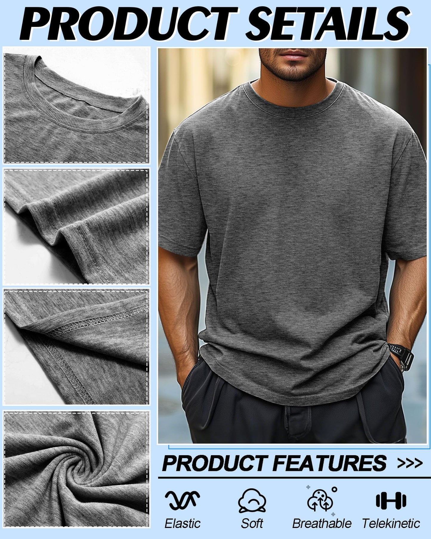 💥 Savage Essentials: Big & Tall Street Tees (10-Pack)