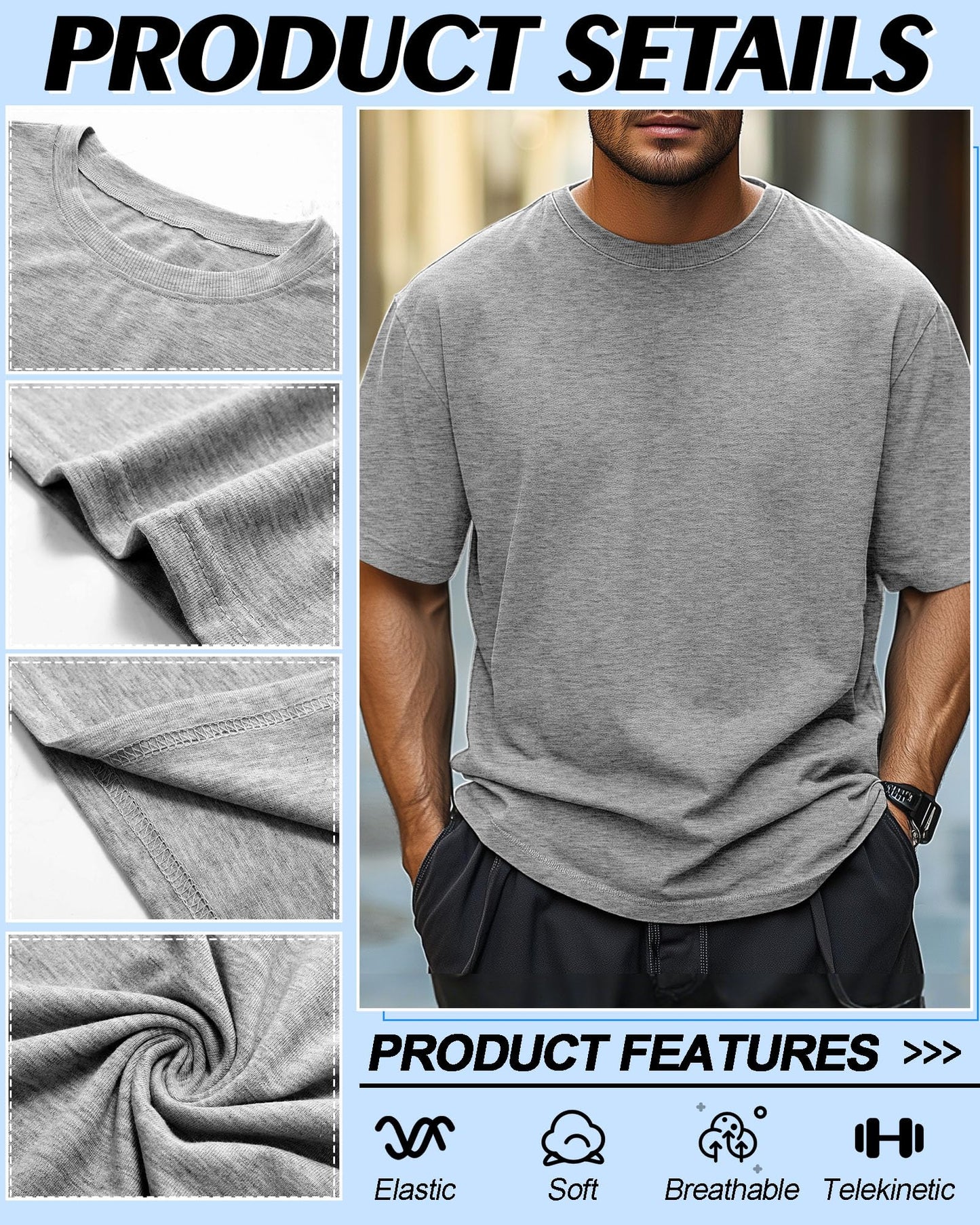 💥 Savage Essentials: Big & Tall Street Tees (10-Pack)